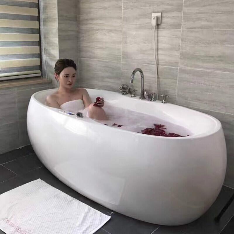 按摩浴缸酒店别墅浴缸亚克力浴缸恒温情侣家用1.8米美容院SPA按摩+恒温+泡泡七彩灯≈1.8M波迷娜BOMINA 按摩浴缸酒店别墅浴缸亚克力浴缸恒温...